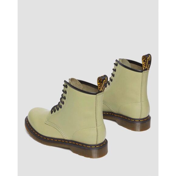 1460 SMOOTH LEATHER LACE UP BOOTS COLOR PALE OLIVE - Picture 2 of 7